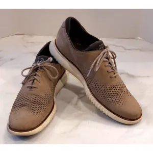 Cole Haan Zerogrand 2.0 GRAND Mens 12 M Lined‎ Laser Wingtip Oxford Shoes C23814