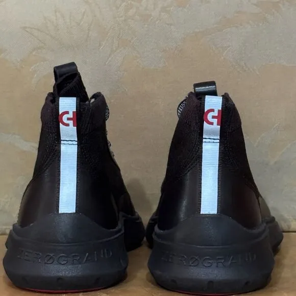 Cole Haan Zerogrand Black Knit High-Top Sneakers 8 Shoes