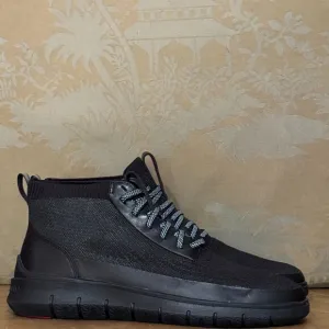 Cole Haan Zerogrand Black Knit High-Top Sneakers 8 Shoes