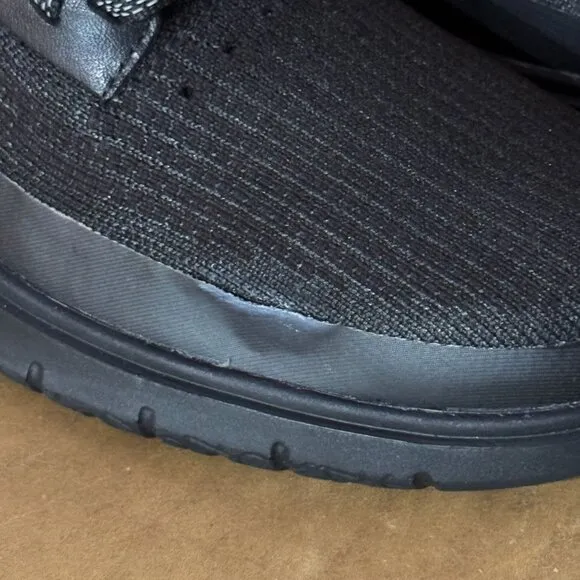 Cole Haan Zerogrand Black Knit High-Top Sneakers 8 Shoes
