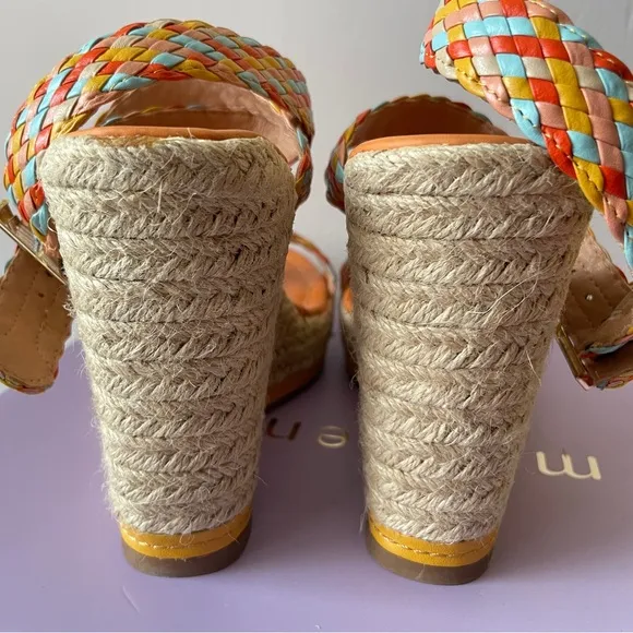 Colorful Woven Wedge Sandals by Madden Girl Size 7