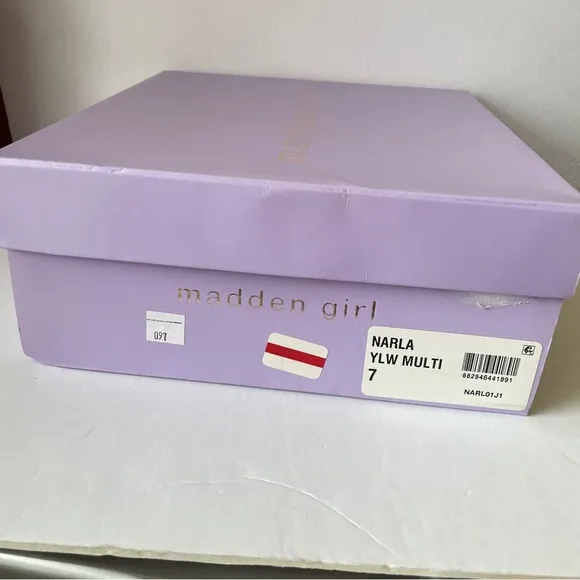 Colorful Woven Wedge Sandals by Madden Girl Size 7