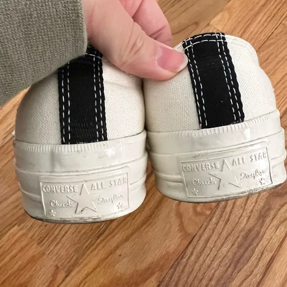 Comme des Garçon PLAY x Converse Low Top Chuck Taylor Sneakers