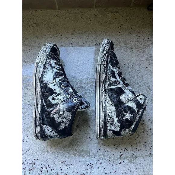 Converse All Star Chuck Taylor’s Lace Up Shoes Custom Design OOAK Mens 10.5 NWOT