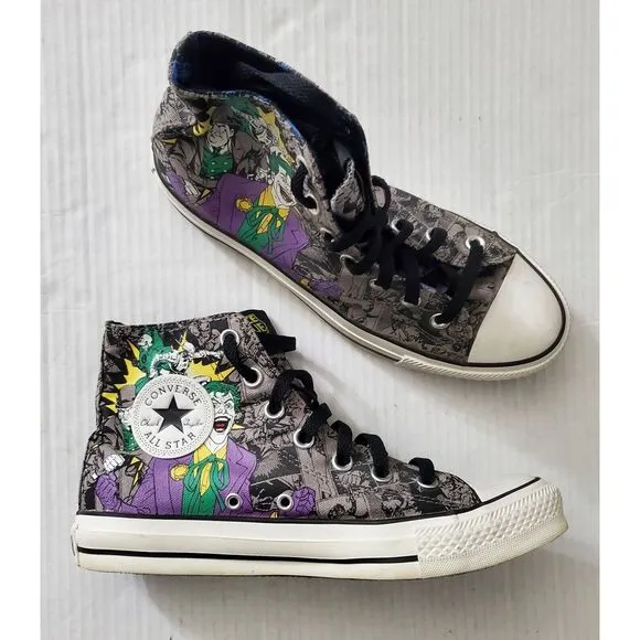 Converse‎ All Star Justice League DC Comics High Top Shoes Mens Sz 6 Women's 8