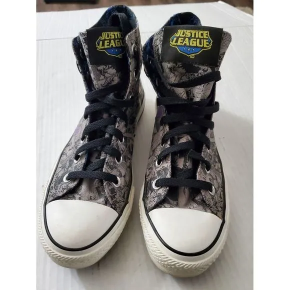 Converse‎ All Star Justice League DC Comics High Top Shoes Mens Sz 6 Women's 8