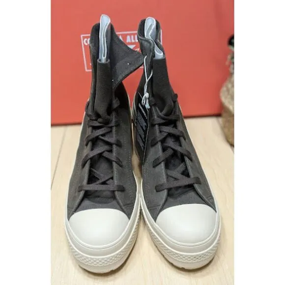 Converse Chuck 70 De Luxe Heel Platform Coffee Break High Top Shoes W9.5 NIB