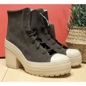 Converse Chuck 70 De Luxe Heel Platform Coffee Break High Top Shoes W9.5 NIB