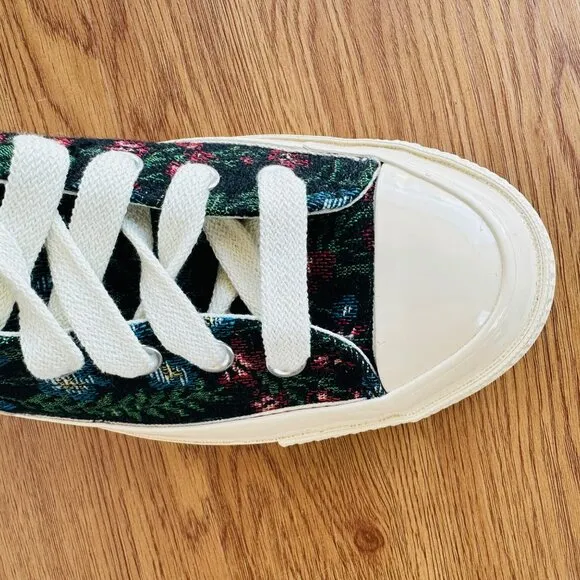 ❤️❤️❤️Converse Chuck 70 Floral Tapestry Hi 7.5 Womens Shoes Black Floral A11990C
