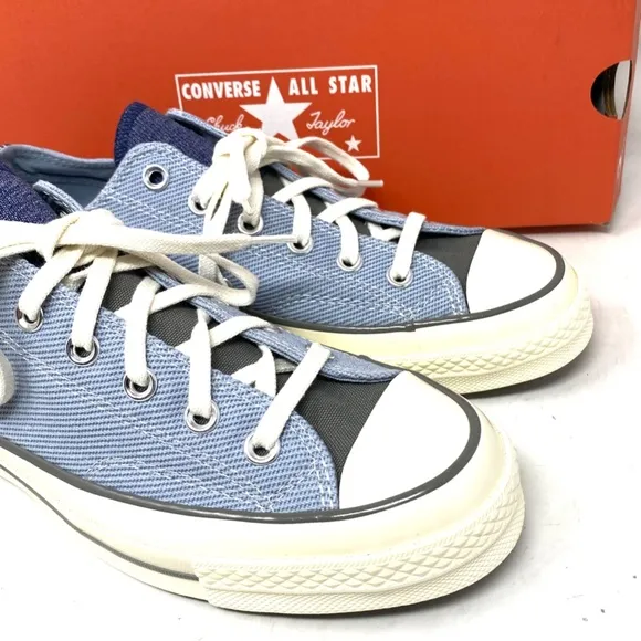 Converse Chuck 70 OX Shoes Low Top Women Size Sneakers Skate Canvas Blue A04510C