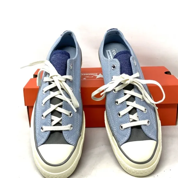 Converse Chuck 70 OX Shoes Low Top Women Size Sneakers Skate Canvas Blue A04510C