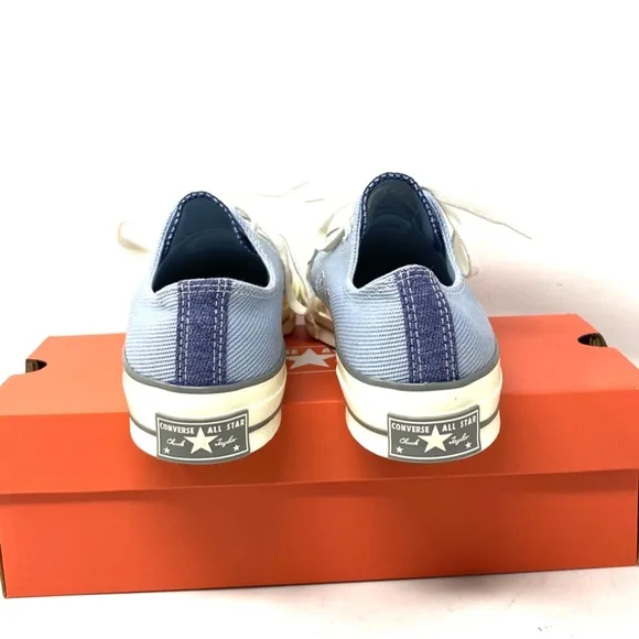 Converse Chuck 70 OX Shoes Low Top Women Size Sneakers Skate Canvas Blue A04510C