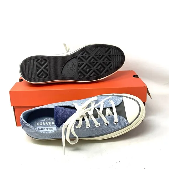 Converse Chuck 70 OX Shoes Low Top Women Size Sneakers Skate Canvas Blue A04510C