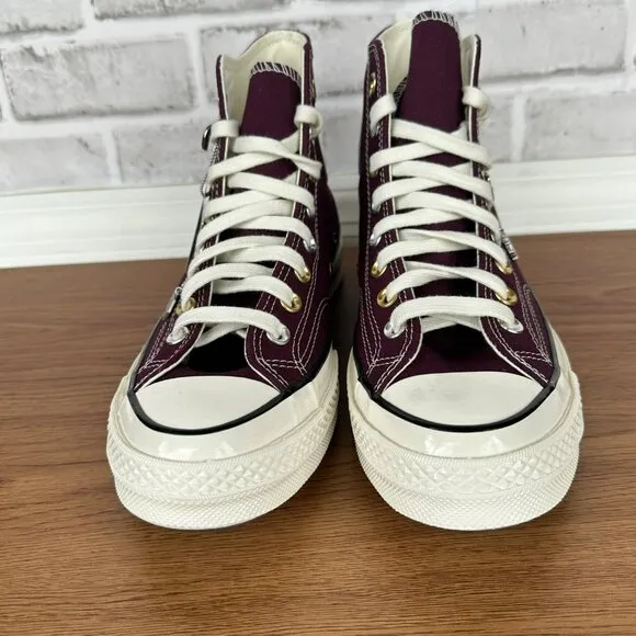 ⭐Converse Chuck 70 Plus High Top Platform Sz 9.5 Women's Shoes Burgundy A12893C