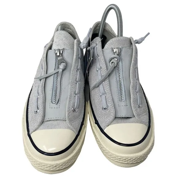 Converse Chuck 70 Zip OX Size Women's 9.5 Men's 7.5 Pure Platinum Gray Shoes