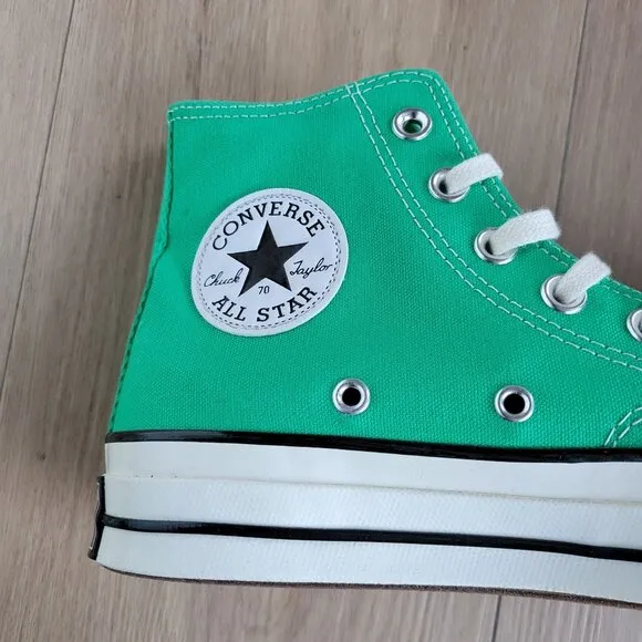 ⭐Converse Chuck Taylor All Star Hi Canvas Sz 7.5 Womens Shoes Apex Green A08613F