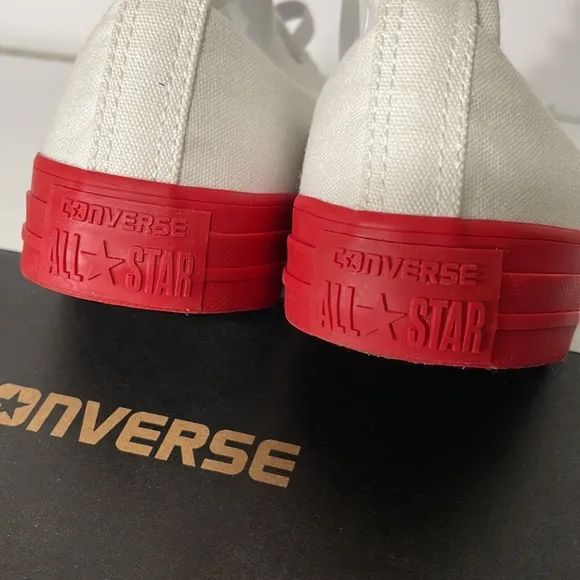 Converse Chuck Taylor All Star Hi Unisex Shoes White-Red-Blue *