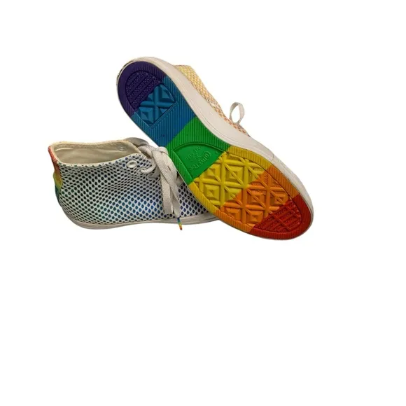 Converse Chuck Taylor All Star Pride Mesh High Top Sneakers - Size M7.5 W9.5