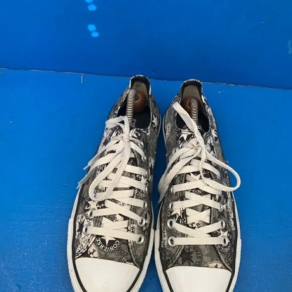 CONVERSE CHUCK TAYLOR ALL STAR Low Top SHOES All Star Logo Print Men 9