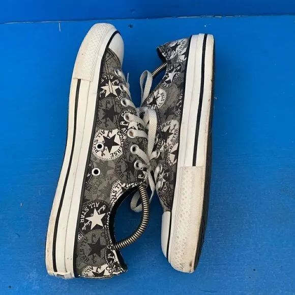 CONVERSE CHUCK TAYLOR ALL STAR Low Top SHOES All Star Logo Print Men 9