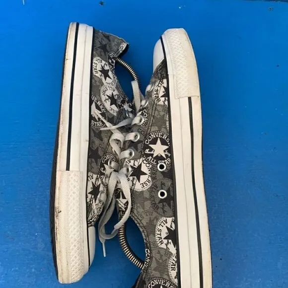 CONVERSE CHUCK TAYLOR ALL STAR Low Top SHOES All Star Logo Print Men 9
