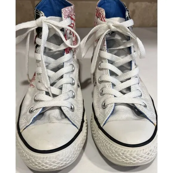Converse Chuck Taylor DC Comics Superman High Top Canvas Sneakers Unisex M 4 W 6