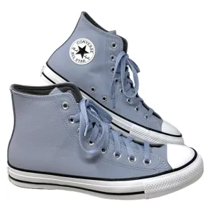 Converse Chuck Taylor High Leather Heirloom Silver Women's Casual Shoes A05594C