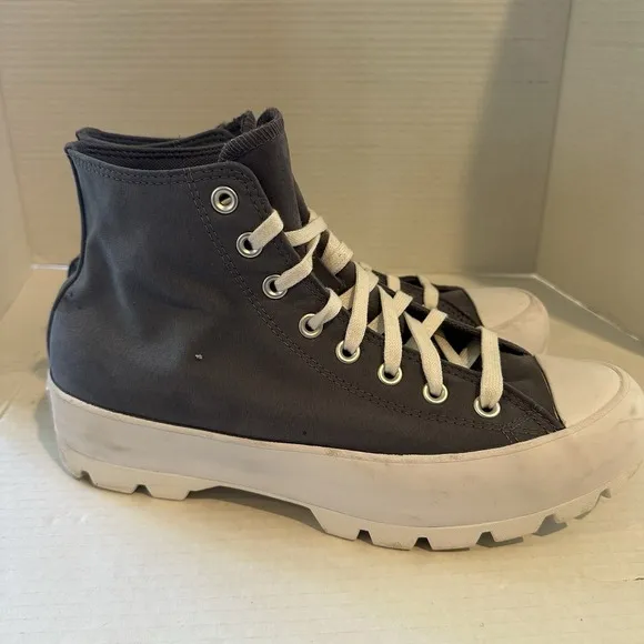 Converse Chuck Taylor Platform Shoes Hi Top Grey Women's Size 11- Slightly Used