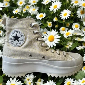 CONVERSE Chuck Taylor Run Star Hike All Star High Platform Daisy Women’s 8.5