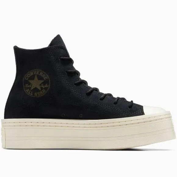Converse Chuck Taylor Women's All Star Modern Lift Mono Platform Suede Shoes