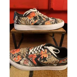 Converse Cons Zakim OX Hawaiian Floral SK8TR Court Tennis Shoes Walking Men 11.5
