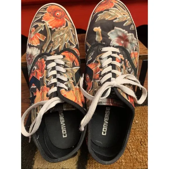 Converse Cons Zakim OX Hawaiian Floral SK8TR Court Tennis Shoes Walking Men 11.5