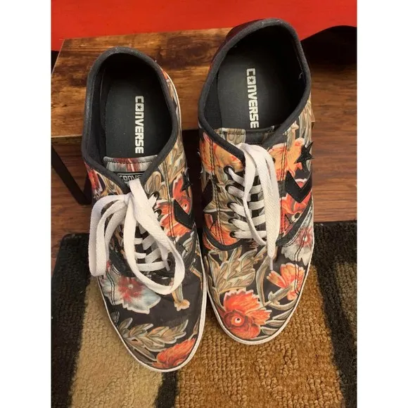 Converse Cons Zakim OX Hawaiian Floral SK8TR Court Tennis Shoes Walking Men 11.5