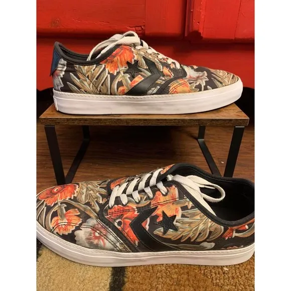 Converse Cons Zakim OX Hawaiian Floral SK8TR Court Tennis Shoes Walking Men 11.5