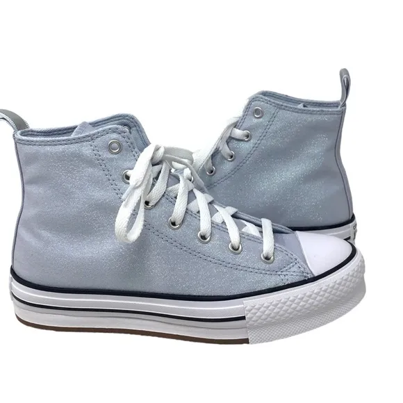 Converse Ctas Eva Lift Platform Women Kids Canvas Gray High Shoes Skate A03617C