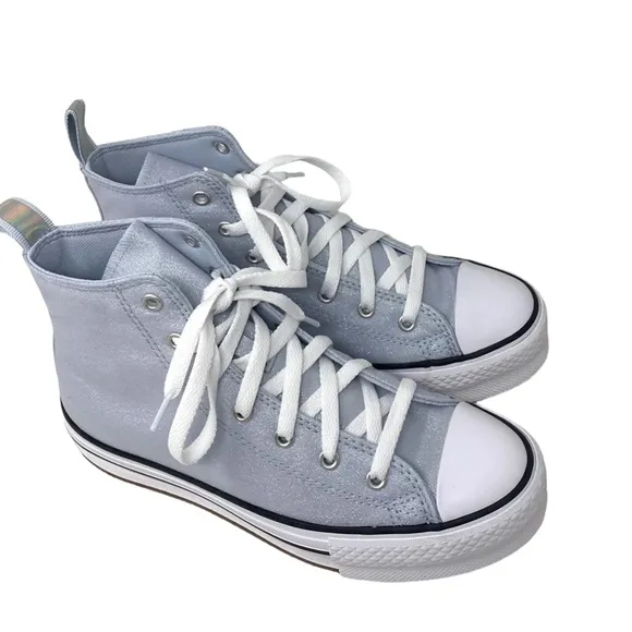 Converse Ctas Eva Lift Platform Women Kids Canvas Gray High Shoes Skate A03617C