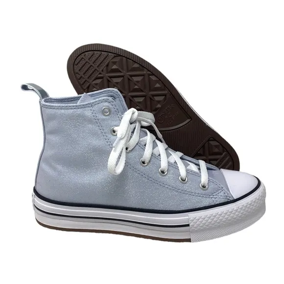 Converse Ctas Eva Lift Platform Women Kids Canvas Gray High Shoes Skate A03617C