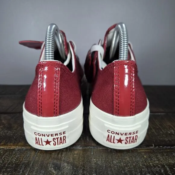Converse CTAS Lift Heart Valentine's Day Womens 8 Shoes Park Red A13653C