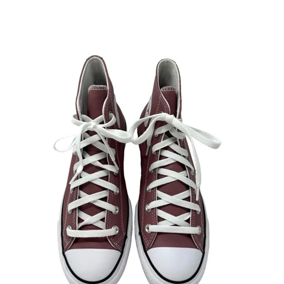 Converse Ctas Lift Platform Leather Pink High Top Women Size Shoes Skate A07858C