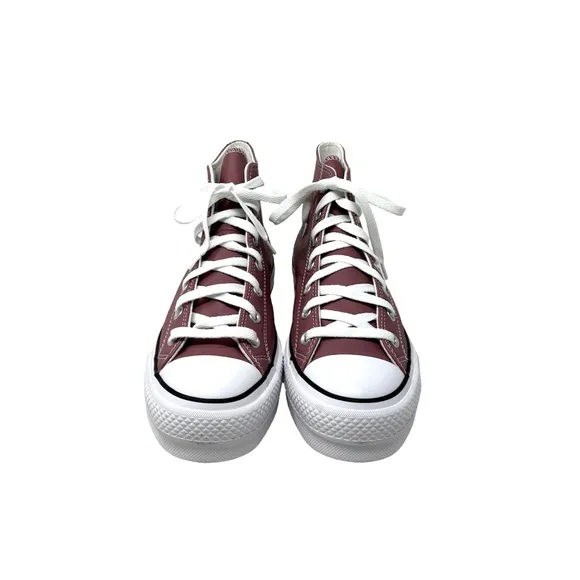 Converse Ctas Lift Platform Leather Pink High Top Women Size Shoes Skate A07858C