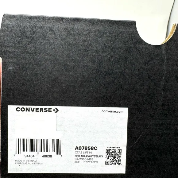 Converse Ctas Lift Platform Leather Pink High Top Women Size Shoes Skate A07858C