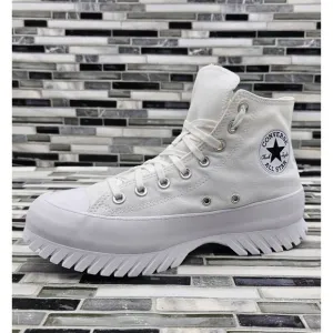 Converse CTAS Lugged 2.0 White Women's Hi-Top Platform Shoes Size 9.5