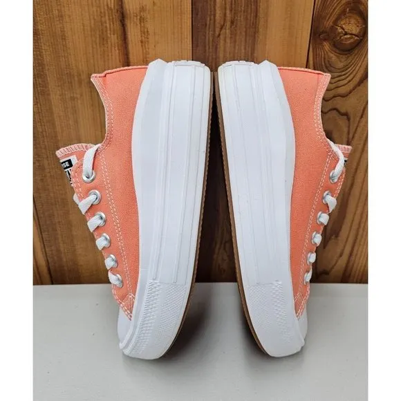 Converse CTAS Move OX Bright Madder Women's Low Platform Shoes Size 6