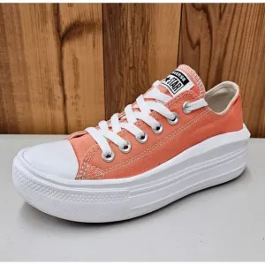 Converse CTAS Move OX Bright Madder Women's Low Platform Shoes Size 6