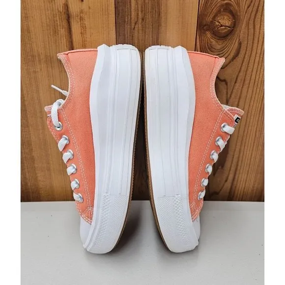 Converse CTAS Move OX Bright Madder Women's Low Platform Shoes Size 6