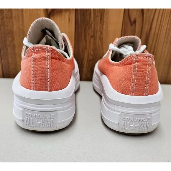 Converse CTAS Move OX Bright Madder Women's Low Platform Shoes Size 6