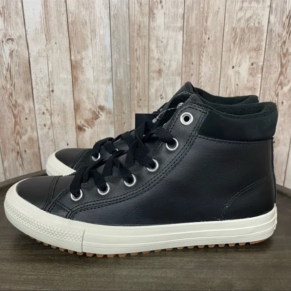 Converse CTAS PC Boot Hi Black/Burnt Caramel” Shoe Size 8 Women