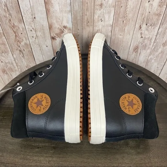 Converse CTAS PC Boot Hi Black/Burnt Caramel” Shoe Size 8 Women