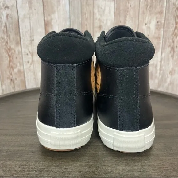 Converse CTAS PC Boot Hi Black/Burnt Caramel” Shoe Size 8 Women