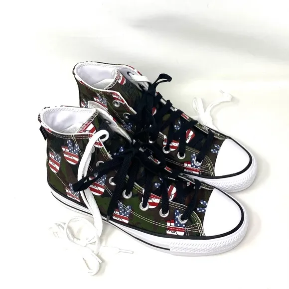 Converse Ctas Pro All Star High Top Green Men’s Canvas Sneakers Size A02413C